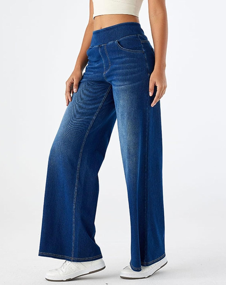 Giovanna | Pantaloni Elasticizzati Comodi a Vita Alta