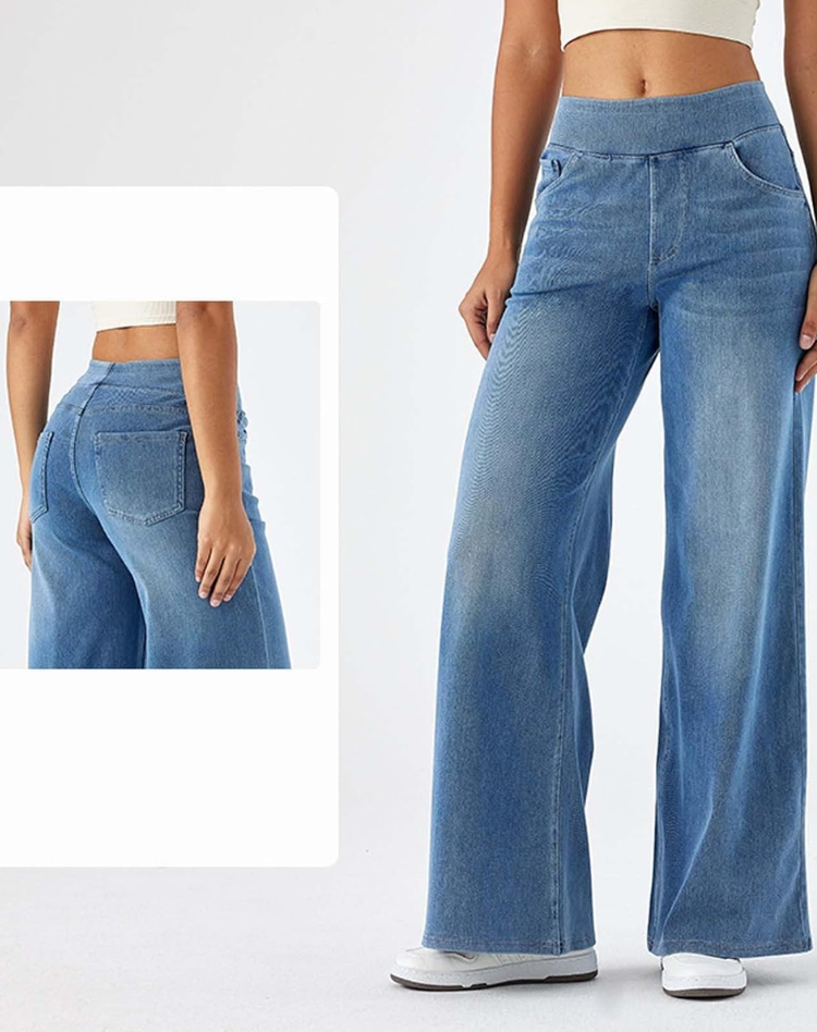 Giovanna | Pantaloni Elasticizzati Comodi a Vita Alta